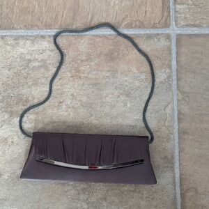 Elegant Dark Grey Jessica McClintock Clutch Bag